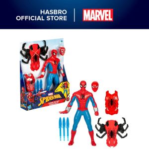 Marvel Spider-Man Thwip Blast Spider-Man Action Figure with Accessories 11-Inch-Scale (27cm) Super Hero Toys for Kids Ages 4 and Up