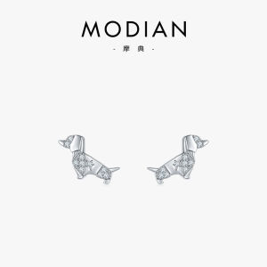 Modian Cute Puppy Diamond XINGX S925 Sterling Silver Earrings Small Exquisite Temperament Fashion Stud Earrings Women Sweet