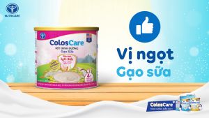 Bột ăn dặm Coloscare Bò Đậu Hà Lan sữa non IgG 24h (200g)