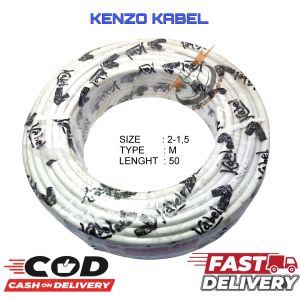 1 Roll KENZO KABEL LISTRIK KAWAT BESAR 2x15 KABEL NYM 2x15 50YARD KABELNYM KENZO 2X1.5 50YARDMURAH
