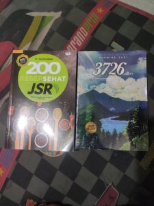 2 buku resep sehat JSR full color/ 3726 MDpl