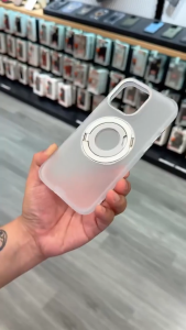 Hoda Rough Case 360° Ring-Holder - Ốp Lưng Nhám Vòng Nhẫn Giá Đỡ Hỗ Trợ Sạc Từ Tính Không Dây Magnetic iPhone 17 Pro Max / 16