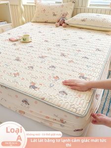 Deesse | Ga Giường Lụa Kẻ Mát Thoáng Khí