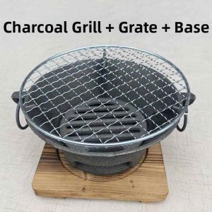 ciiemen | Cast Iron Heat-Insulated Charcoal Stove