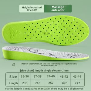 ZUYINBULUO | Invisible Height-Increasing Insoles with Mugwort Absorbent Anti-Odor Function for Men and Women