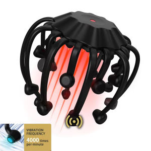 NEW Electric Head Massager Head Scratcher Bluetooth Music Vibration Octopus Scalp Massage For Better Sleep Decompress Relax
