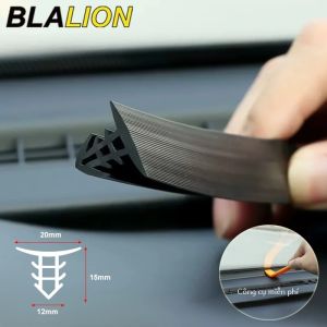 BLALION Đa Năng Ô Tô Xe Bảng Điều Khiển Đa Năng Niêm Phong Dải Cách Âm Cao Su Niêm Phong Weatherstrip Tự Động Kính Chắn Gió Khoảng Cách Phần 1.6M