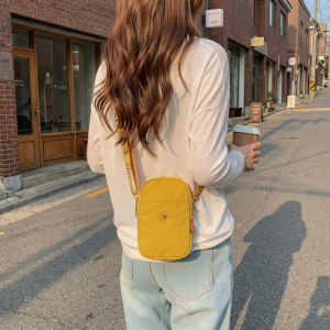 TANFAN | Vertical Mini Canvas Shoulder Bag For Women