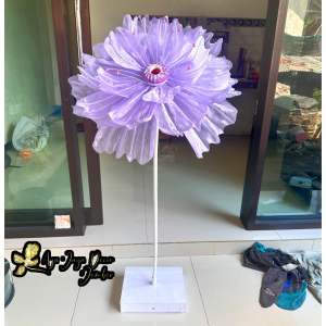 standing bunga lampu dekorasi pelaminan 1 tangkai diameter 40cm / lampu taman / lampu hias / lampu ruang tamu / lampu kamar