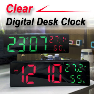 Digital Alarm Clocks for Bedrooms Electric Desk Clock with Large Numbers Auto Dimer Power Saving Mode Bedside and Desk Clock for Living Room Office Decor