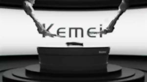 Kemei KM-1911 Professional Hair Clipper for Men DLC Blade with Base Charger LED Display Mute Haircut