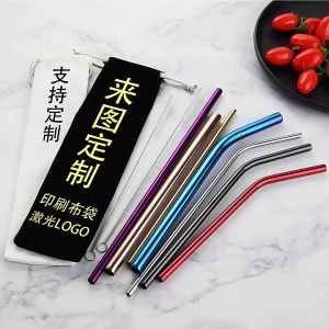 Ống hút inox 304 Ống hút thẳng Ống hút cong ống hút cho bình giữ nhiệt HÀNG DÀI 26CM Sử dụng nhiều lần dễ dàng vệ sinh bảo vệ môi trường