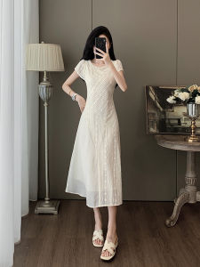 SUYE | Áo Blouse Voan Pháp Elegante Mới Hè Dáng Ôm
