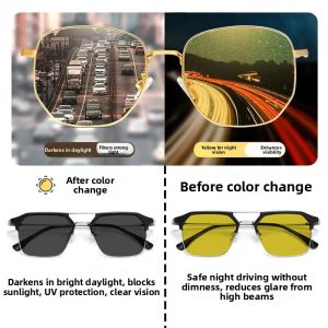 Night Vision Anti-Glare UV Protection Sunglasses