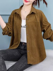 DAIXIANGFEIZI | Corduroy Short Jacket For Petite Women Autumn Winter New Fashion Casual