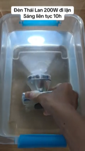 Đèn pin đội đầu Thái Lan 2Pin 200W (FB) – LED COB siêu sáng chống nước đi lặn sạc nhanh chân đôi