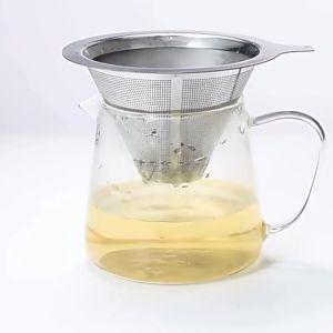 【In stock】MERCUR Reusable Holder 304 Stainless Steel Double Layer Coffees Drip Mesh Tea Filter Coffee Filter Basket Tools