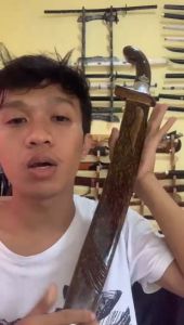 Golok Tebas Bambu Kayu Keras Cibatu Glk Lampung Panjang Total 58cm Alat Berkebun