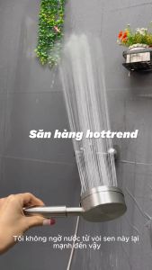 Vòi Hoa Sen Nhà Tắm INOX 304 Vòi Hoa Sen Tăng Áp Nóng Lạnh Siêu Bền