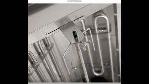 Máy nướng thịt gà vịt doner kebab dùng điện xoay tự động công suất 2400W