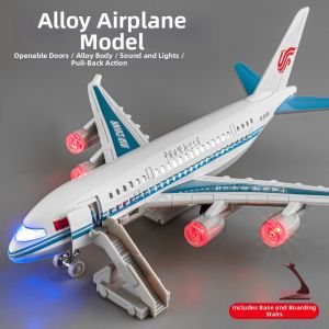 JUANNUO | Large Simulated A380 Aircraft Model Toy