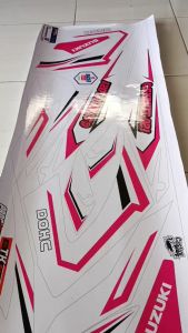 SATRIA F 150 FACELIFT sticker striping motor SUZUKI SATRIA F 150 FACELIFT IP.S-1 striping variasi racing bisa custom