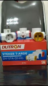 Dutron Steker T Arde Colokan Cabang Kaki Tiga