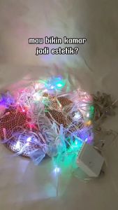 LAMPU LED Tumblr Lampu Hias Natal Twingkle Light Led Rainbow - 8 Meter