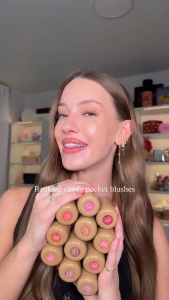 Rhode Hailey Piggy Cheek Palette Pocket Size Beauty Enhancer Color Boosting Contouring Matte Lip And Cheek Makeup 5.3g