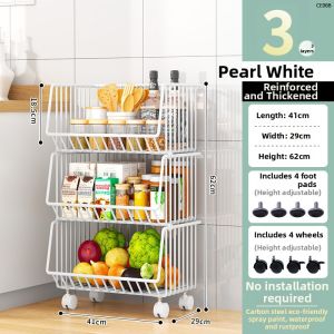 Multifunctional Storage Cart Multi-layer
