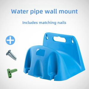 Wall-Mounted Garden Hose Storage Rack Wash Car Water Pipe Organizer Flower Watering Coil Holder Engineering Plastic Car Cleaning Tools