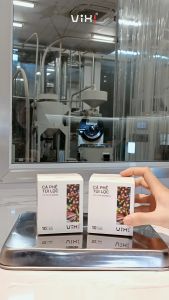 Vixi - Cà phê Arabica nguyên chất rang mộc - Túi lọc 8gr x 10 - 80gr/hộp