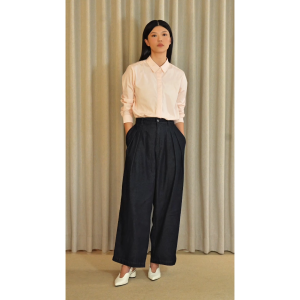 HijabChic x Nabillasyal Kalea Denim Pants - Celana Panjang Denim Semi Barel Saku Pinggir