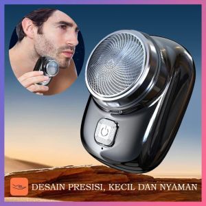 Alat Cukur Elektrik Cukur Pemangkas Jenggot Alat Pocket Alat Cukur Jenggot Kumis Listrik Mini Portable