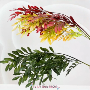 Lá Sâm Trang Trí Nhà Cửa Hàng Văn phòng Sự Kiện. Hoa Lụa Decor
