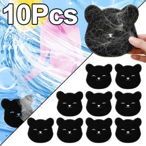 Laundry Pet Hair Remover Sticker Clothing Dust Remover Machine Washable Dog Cat Hair Removal Laundry Lint Catcher Cleaning Tool