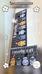 พรมปูพื้นห้องครั้ว พรมปูพื้น 2 ชิ้น ราคาถูก พรมปูพื้นห้อง พรมเช็ดเท้า พรมเช็ดเท้าน่ารักๆ เหมาะสำหรับปูพื้นในห้องครัว ห้องน้ำ พร้อมส่ง