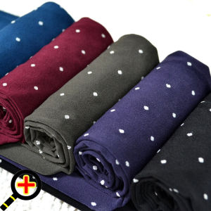 Polka Dot Spring & Fall Medium Thick Section Jacquard Pantyhose Stockings Leggings Small Dot Japanese Style Printing Velvet Slim Looking