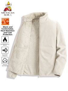 Mexican | Fleece Thermal Coat Anti-Static