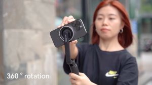 TELESIN Magnetic Tripod Selfie Stick Bluetooth Remote Phone Holder For Mobile Smartphone