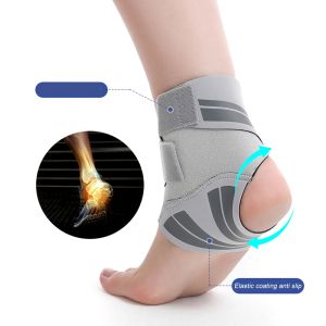 Adjustable Ankle Brace - Premium Breathable & Elastic Ankle Wraps Support Sleeve for Sports Protect ArthritisPlantar Fasciitis