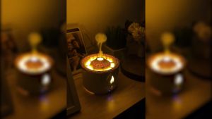 PELEMBAB RUANGAN AIR HUMIDIFIER OIL MOISTURIZER TERAPI REMOTE TIMER