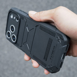 Fatbear Chiến Thuật bậc quân sự chống sốc chắc chắn Armor Vỏ bảo vệ vỏ da Bìa Đối Với iPhone 17 Pro Max iPhone Không Khí