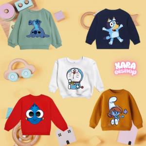 ATASAN ANAK RANDOM LENGAN PANJANG / GAMBAR DAN WARNA ANG BERBEDA / UNTUK USIA 1-5 THN