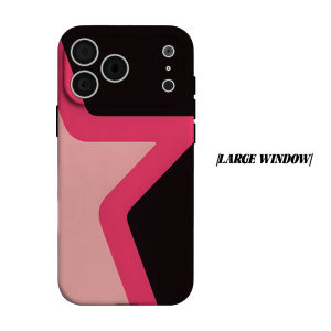 Pink Abstract Star Shape Phone Case for iPhone 18 17 16 15 14 13 12 11 Air Pro Max Plus Double-layer Cover