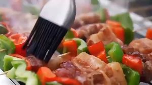 TRAVEL BLACK BBQ Griller Set Outdoor Camping Heavy Duty Stove Portable Dual-purpose Grill Pan Stainless Steel 烤炉