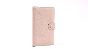 WKNDR Soft Cowhide Leather Passport Wallet with Card Case Ticket Holder RFID Blocking Technology