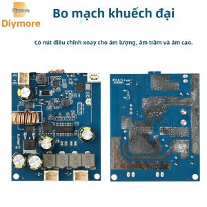 diymore | Bảng Khuếch Đại Âm Thanh Bluetooth DC 6.6V-8.4V 2*25W Âm Thanh Có Thể Điều Chỉnh Với Giao Diện Type-C Bộ Khuếch Đại Âm Thanh Nổi Kỹ Thuật Số