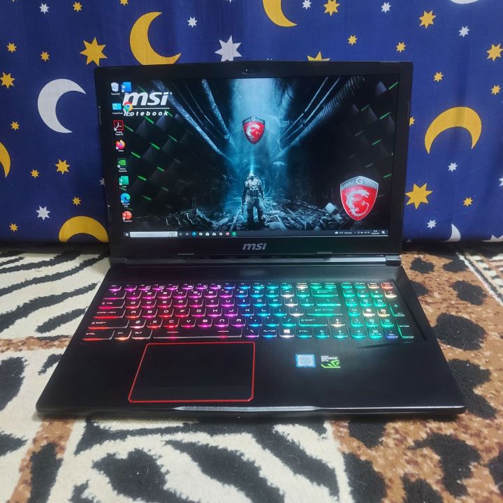 Laptop MSI-16P5 Core i7-8750H Vga Nvidia Geforce GTX 1060 6Gb Ram
