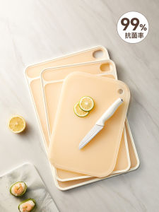 Antibacterial Plastic Double-Sided Kitchen Cutting Board for Fruits And Vegetables Baby Complementary Food Preparation Board
